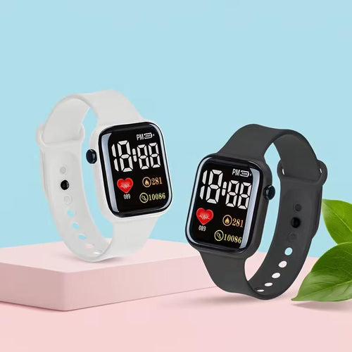 Men's and Women's White Sports Watch